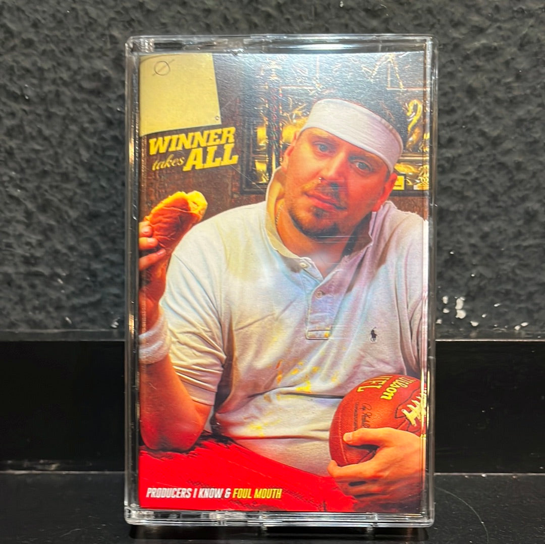 USED CASSETTE: Foul Mouth “Winner Takes All ” Cassette (Clear)