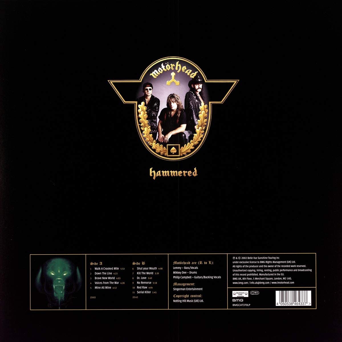 Motorhead/Hammered [LP]