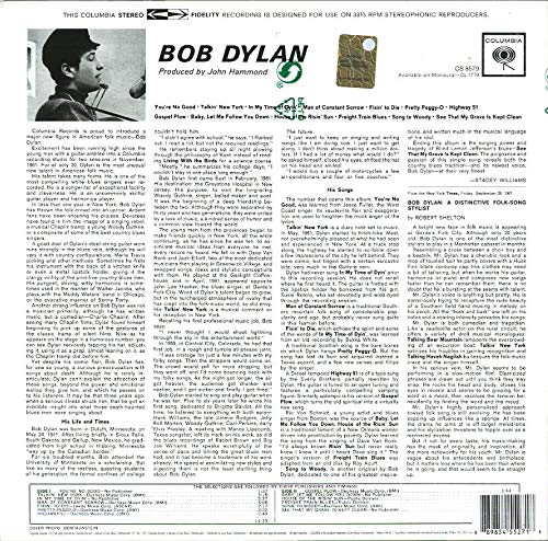 Dylan, Bob/Bob Dylan [LP]