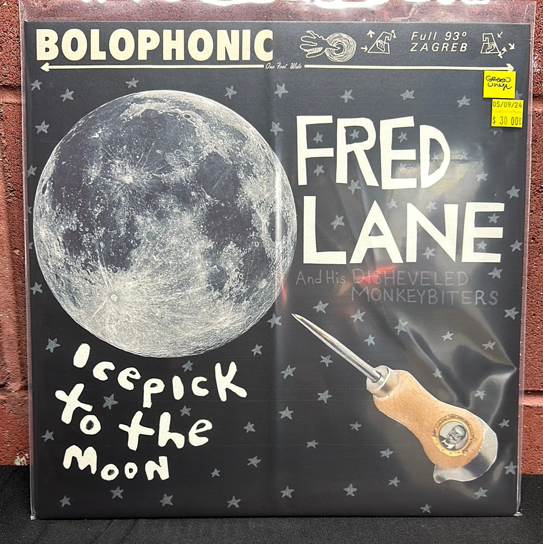 Used Vinyl: Fred Lane And His Disheveled Monkeybiters "Icepick To The Moon" LP (Green vinyl)