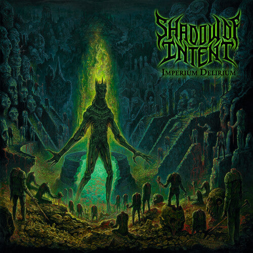DAMAGED COVER: Shadow of Intent "Imperium Delirium" 2xLP (Indie Exclusive Neon Green/Black Vinyl)
