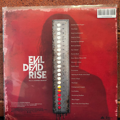 Used Vinyl: Stephen McKeon "Evil Dead Rise" 2xLP (2023 Press - Red/Blue Marble Vinyl)