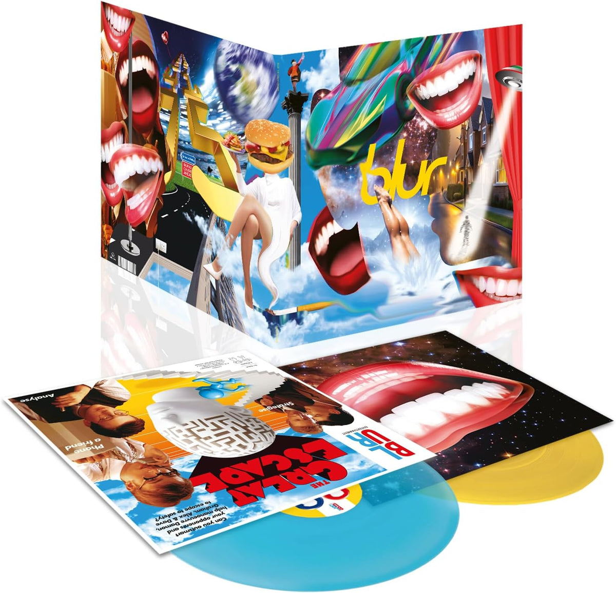 Blur/The Great Escape (30th Anniversary Yellow and Blue Vinyl) [LP]