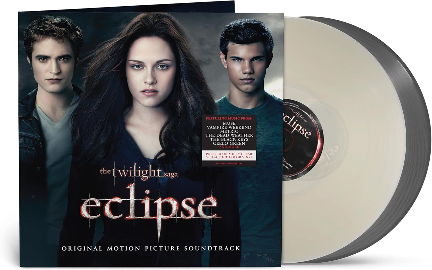 Soundtrack/The Twilight Saga: Eclipse (Clear and Black Ice Vinyl) [LP]