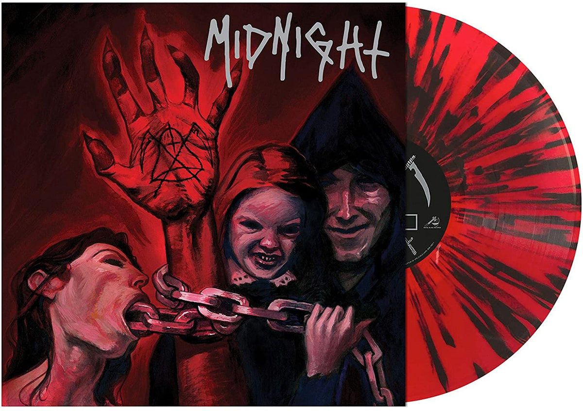 Midnight/No Mercy For Mayhem (Red with Black Splatter) [LP]