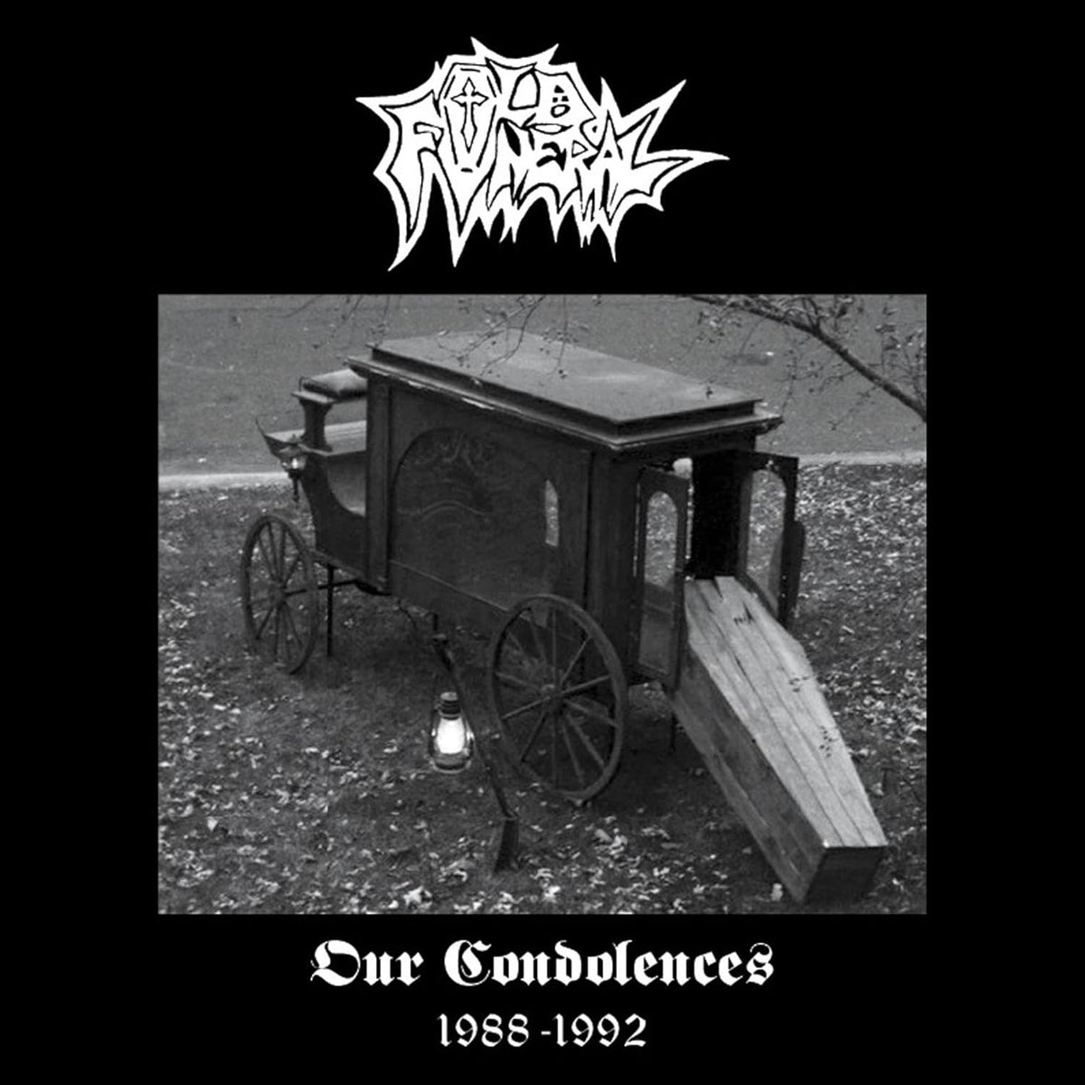 Old Funeral/Our Condolences (Limited Half Black/Half White Vinyl) [LP]