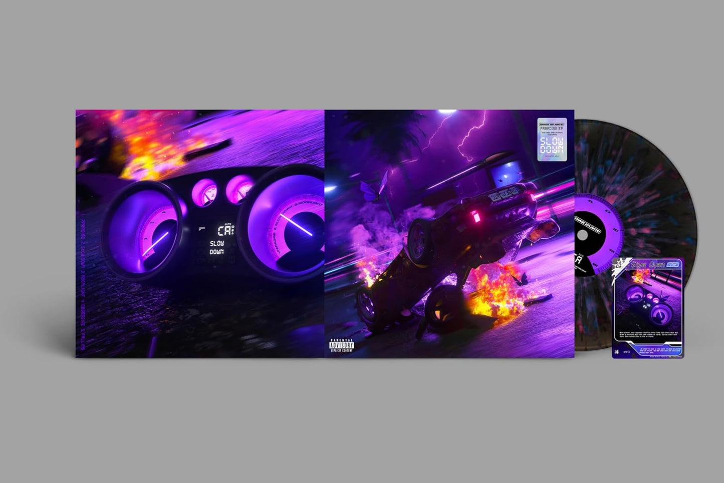 Chase Atlantic/Paradise (Black Ice Splatter Vinyl With Trading Card) [LP]