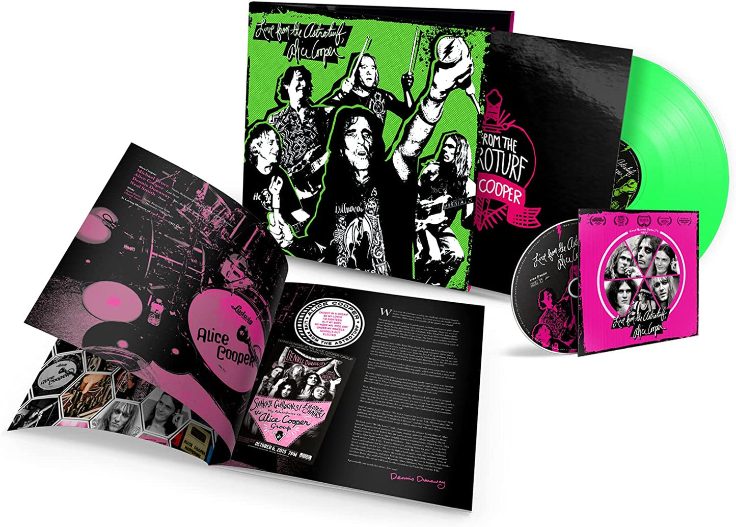 Cooper, Alice/Live From The Astroturf (Limited Glow In The Dark Vinyl With DVD) [LP]