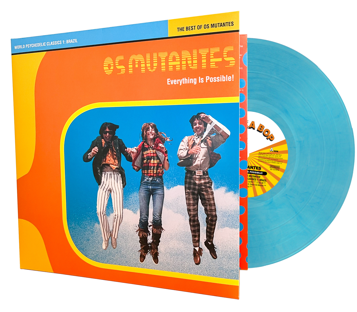 Os Mutantes "Everything Is Possible! The Best of Os Mutantes - World Psychedelic Classics 1" LP (Crystal Blue Persuasion Vinyl)