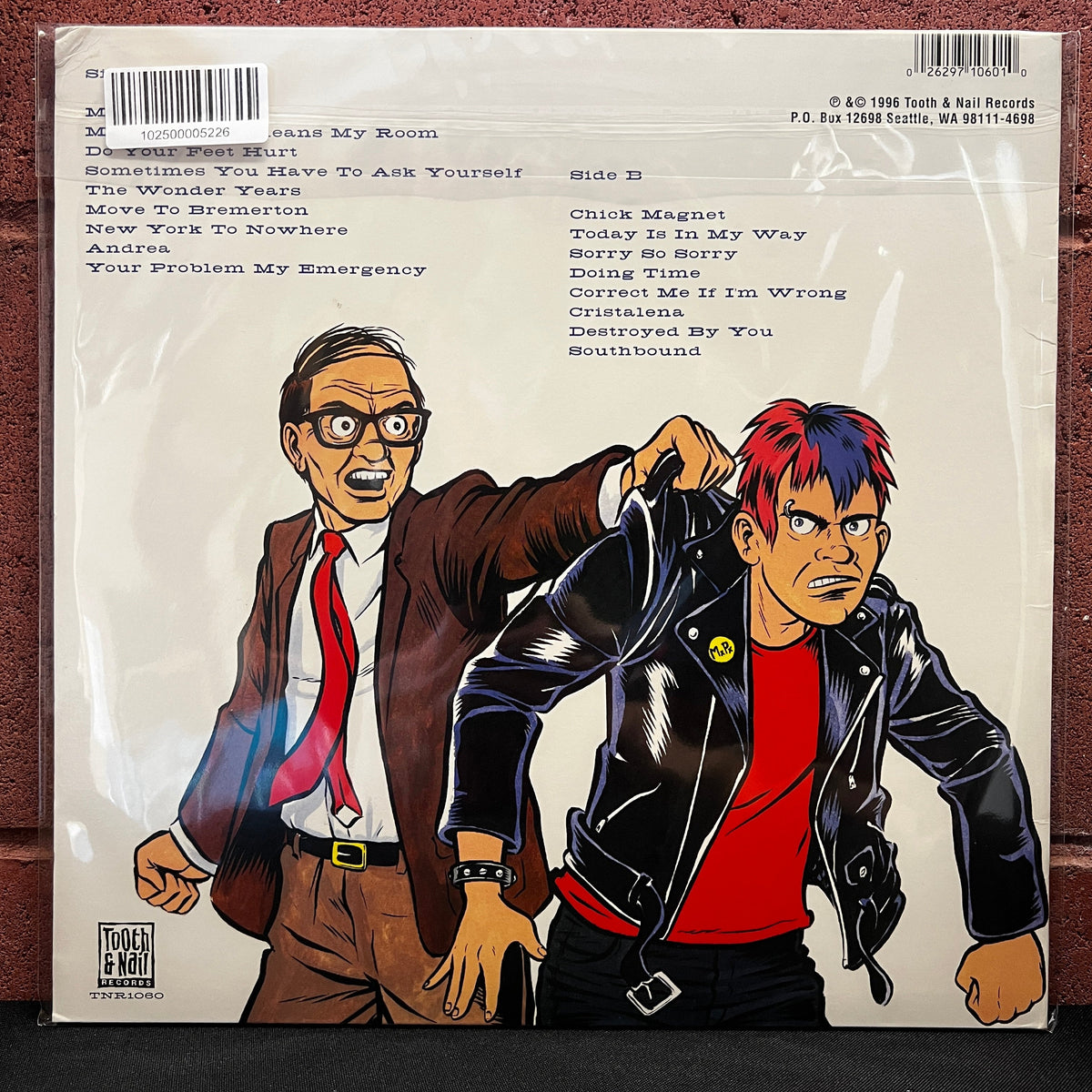 Used Vinyl: MXPX "Life In General" LP (1996 White Vinyl)