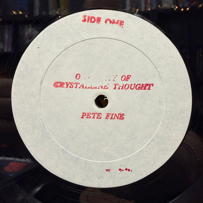 Pete Fine - On A Day Of Crystaline Thought - LP