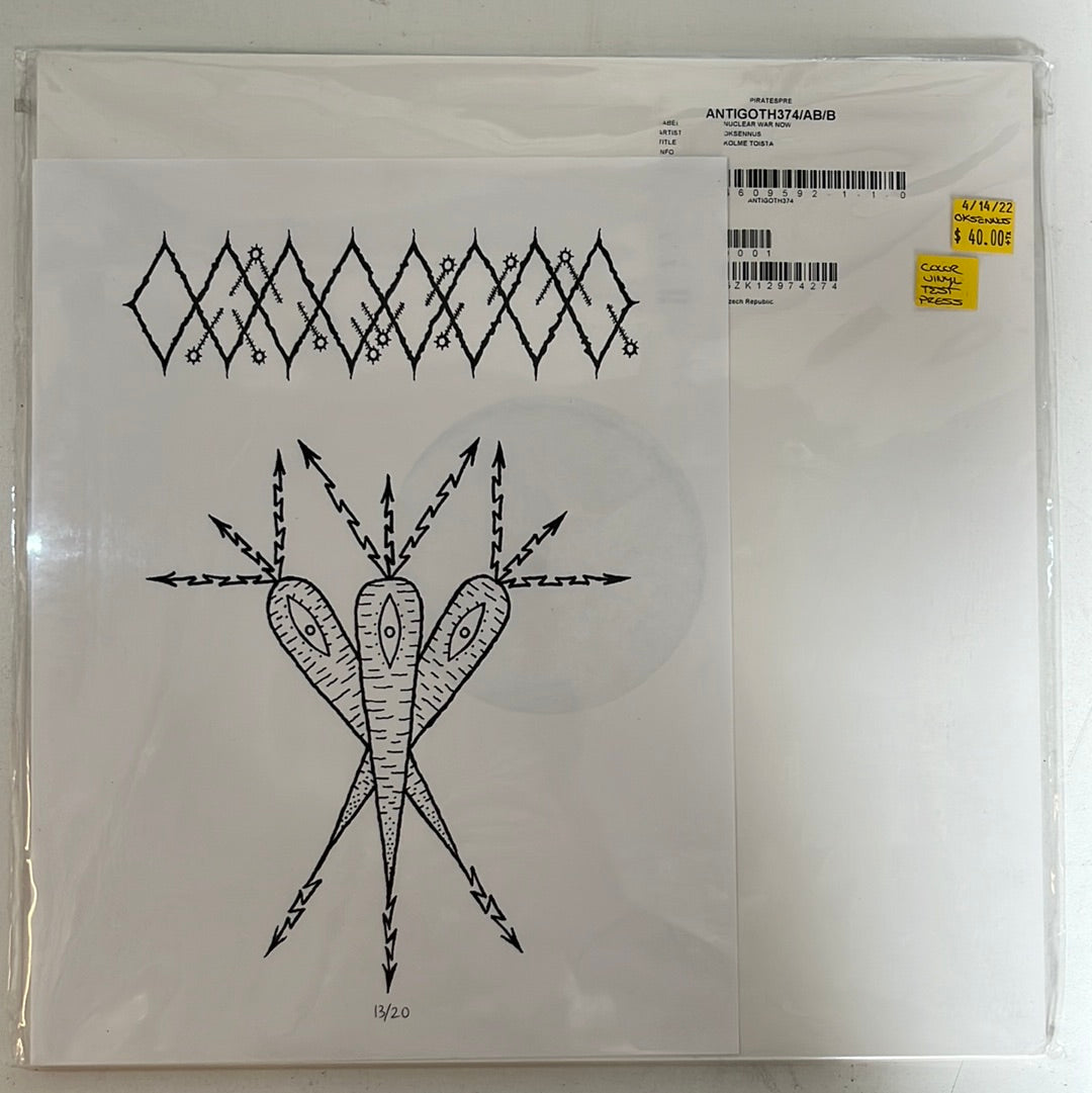 Used Vinyl: Oksennus “Kolme Toista” 2xLP (Green/Gold Vinyl Test Pressing)