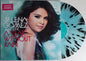 DAMAGED COVER: Selena Gomez & The Scene "A Year Without Rain" LP (Transparent Ice Blue/Black Splatter Vinyl)