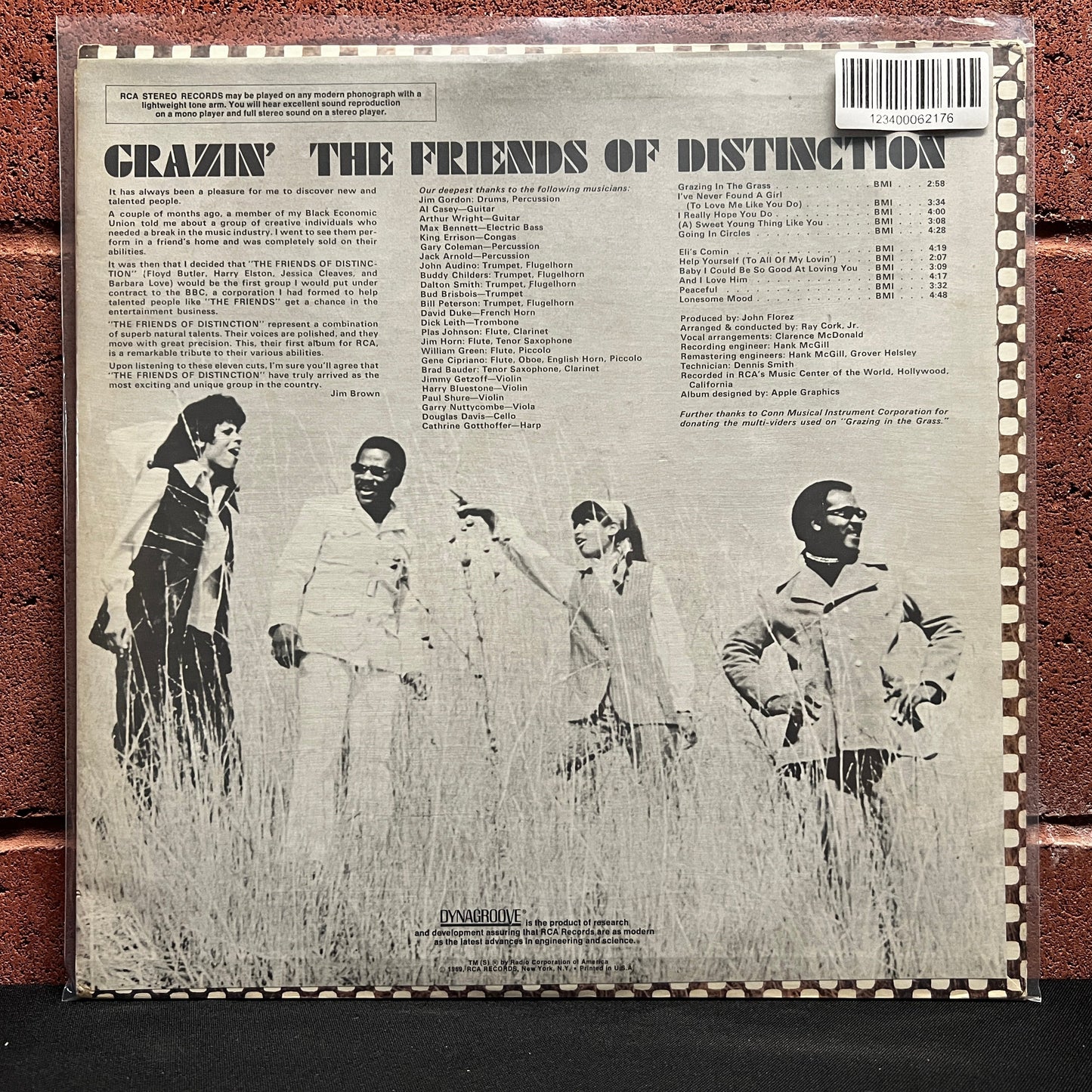 Used Vinyl: Friends of Distinction "Grazin'" LP (1969 pressing)