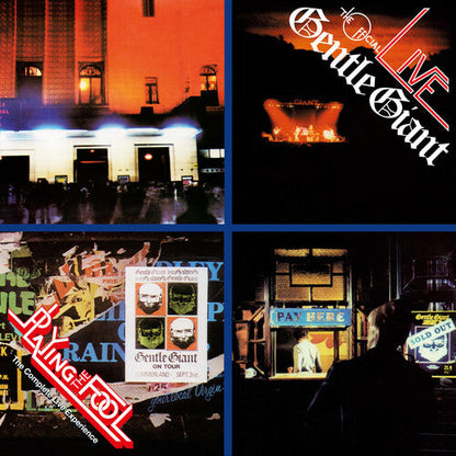 DAMAGED COVER: Gentle Giant "Playing the Fool - The Complete Live Experience" 3xLP
