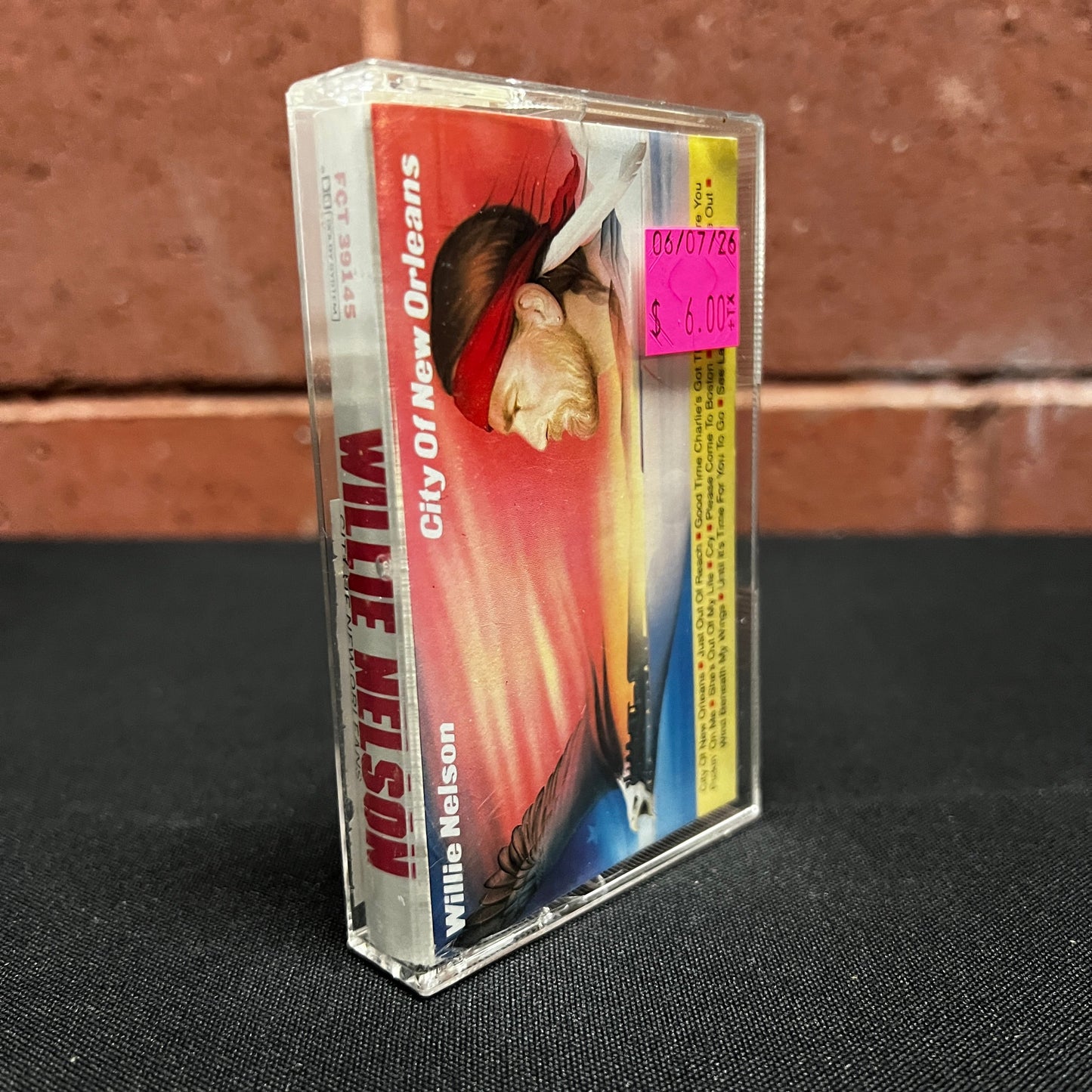 Used Cassette: Willie Nelson "City Of New Orleans" Tape