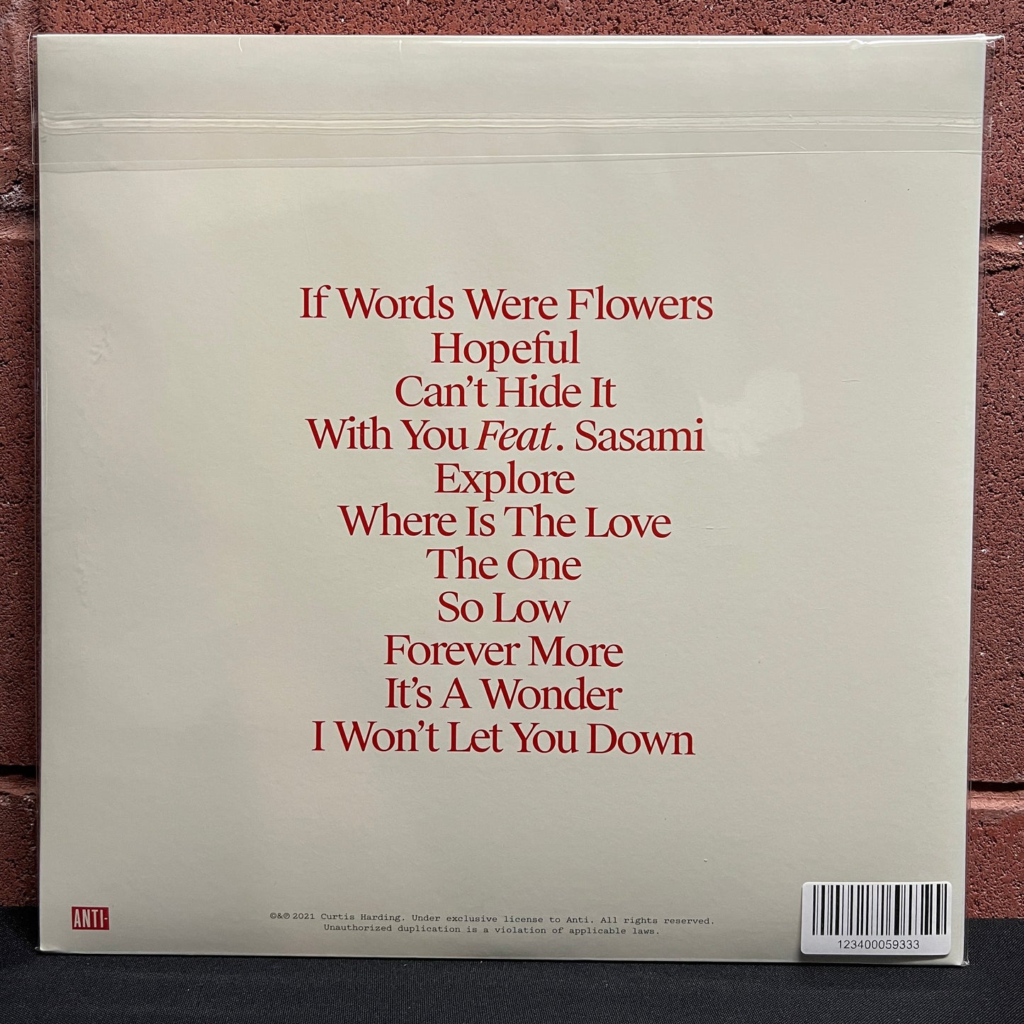 Used Vinyl: Curtis Harding "If Words Were Flowers" LP (Yellow Vinyl)