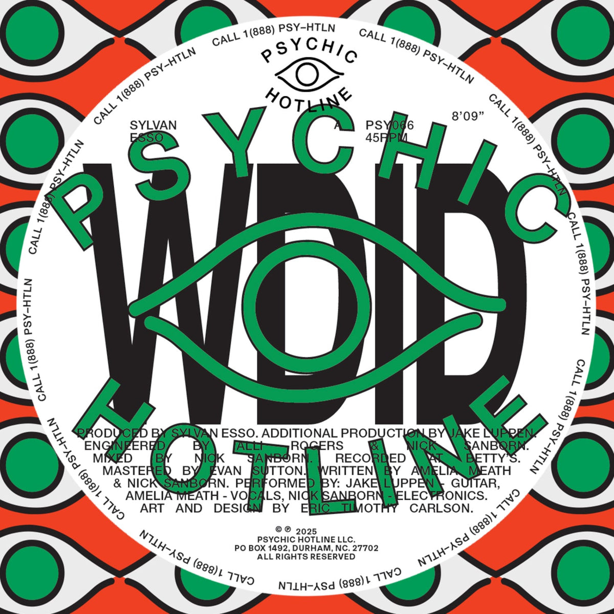 Sylvan Esso "WDID b/w KEEP ON" 12" Single