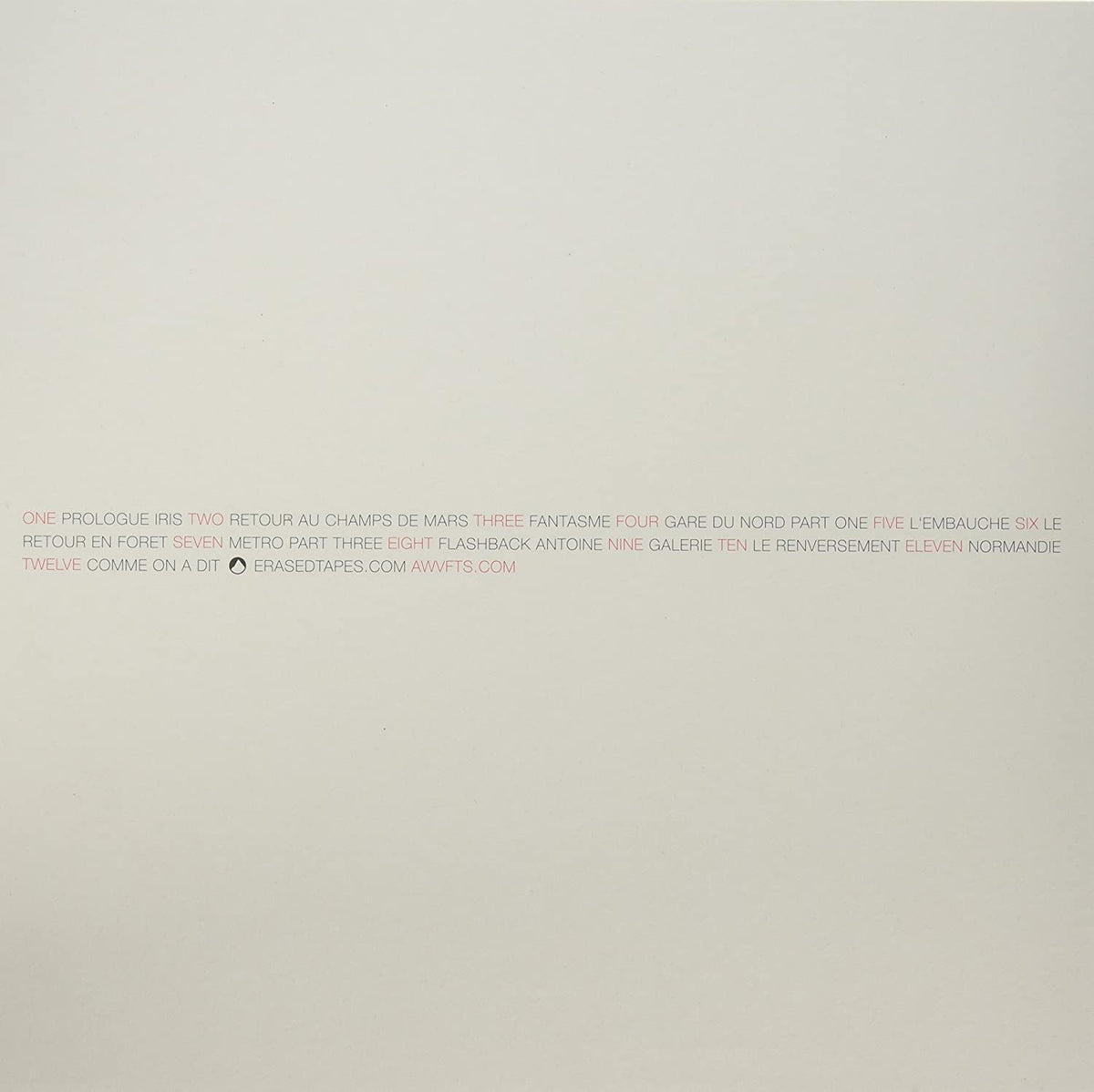 A Winged Victory For The Sullen/Iris (Clear Vinyl) [LP]