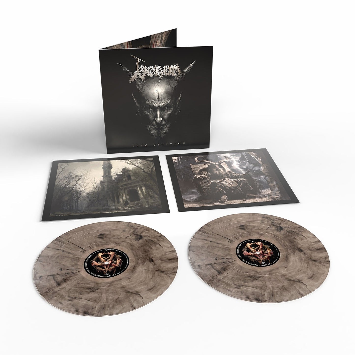Venom "Into Oblivion" 2xLP (Black/Clear Smoke Vinyl)