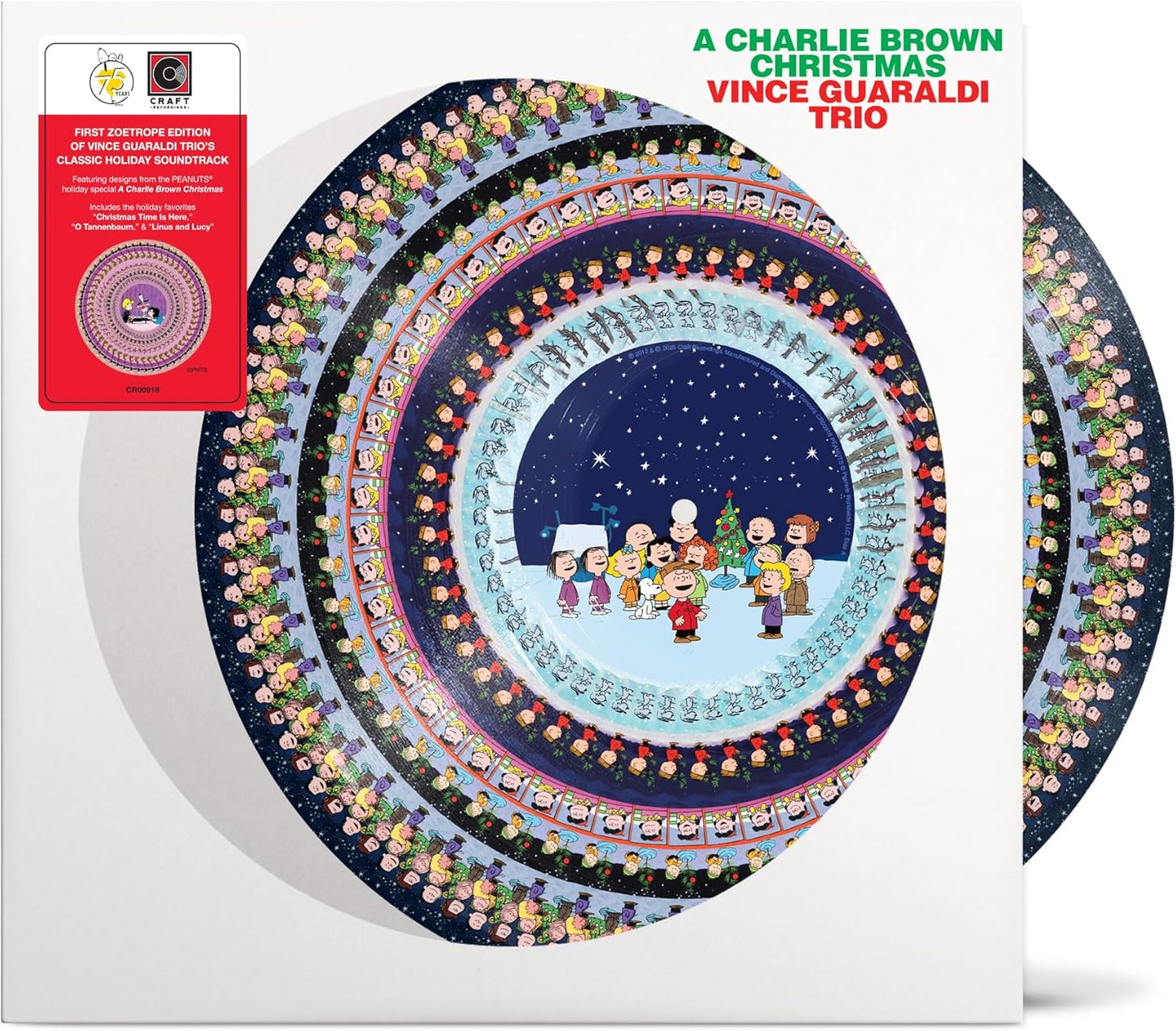 Vince Guaraldi Trio/A Charlie Brown Christmas (60th Anniversary Zoetrope Picture Disc) [LP]