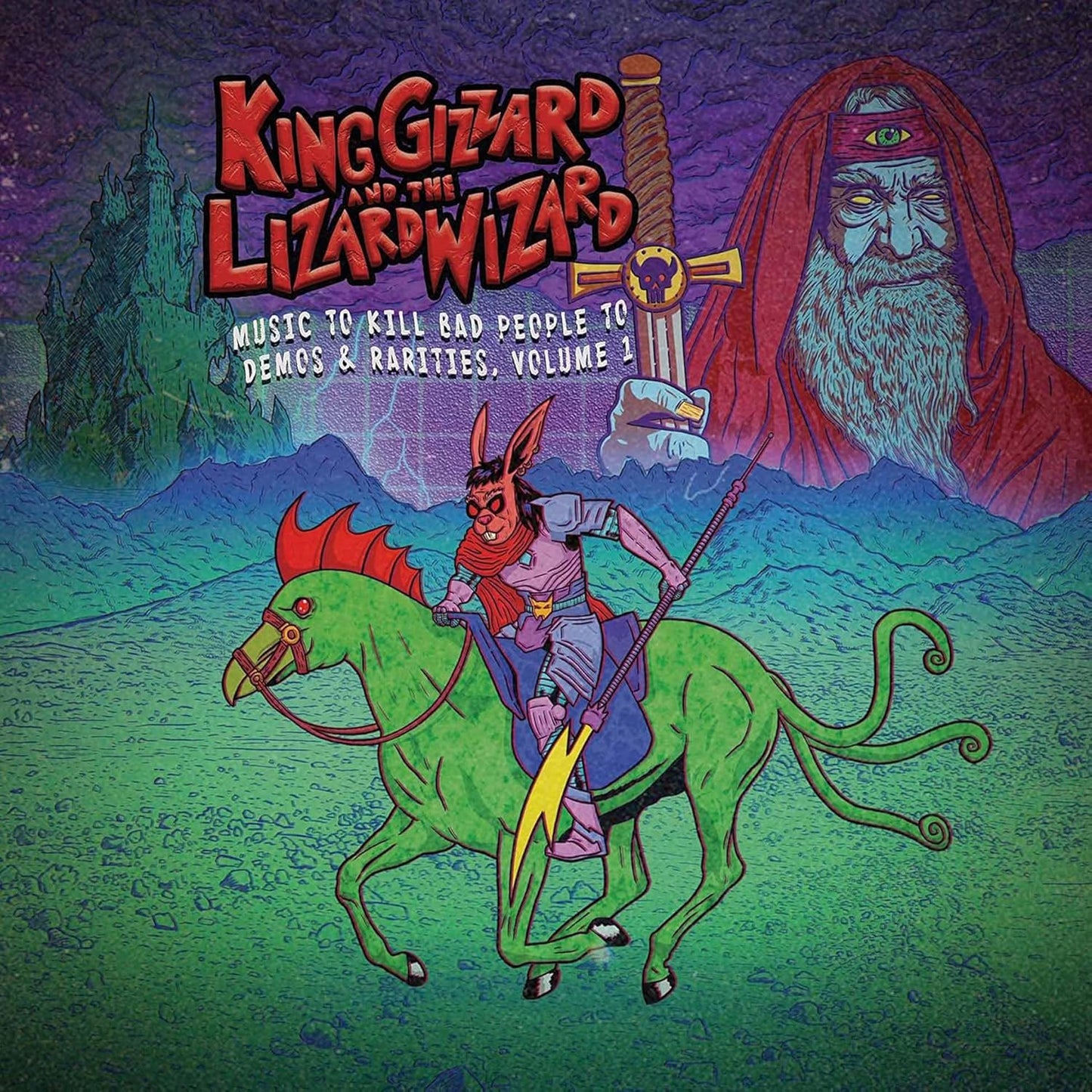 King Gizzard & the Lizard Wizard/Music To Kill Bad People To Vol. 1 (Recycled Emerald Vinyl) [LP]