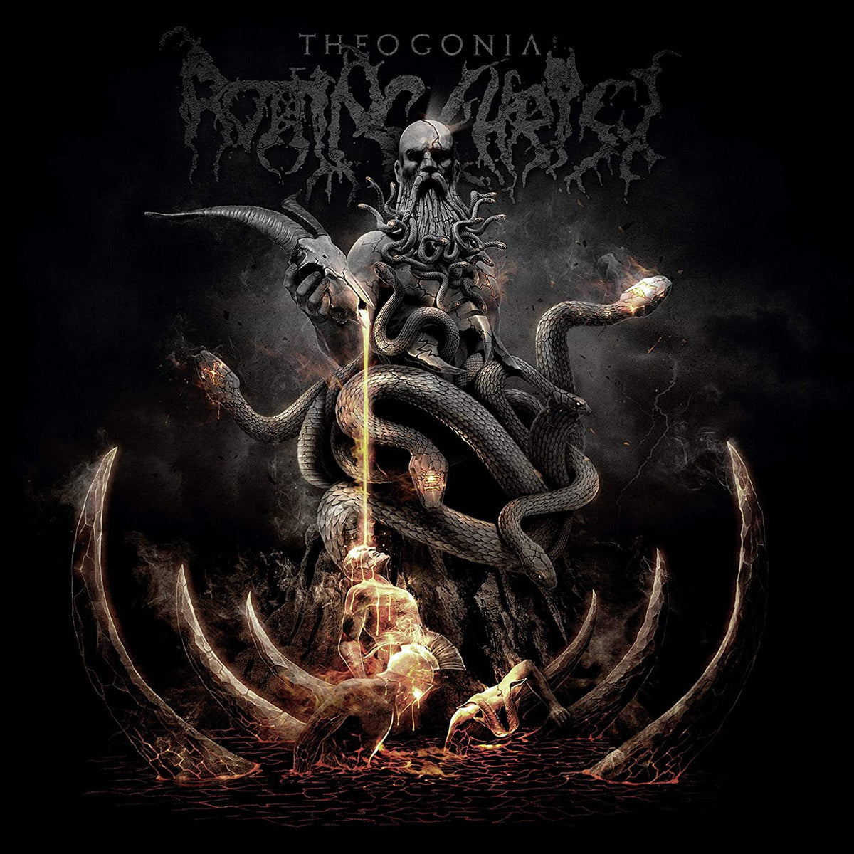 Rotting Chist/Theogonia (Neon Orange Vinyl) [LP]