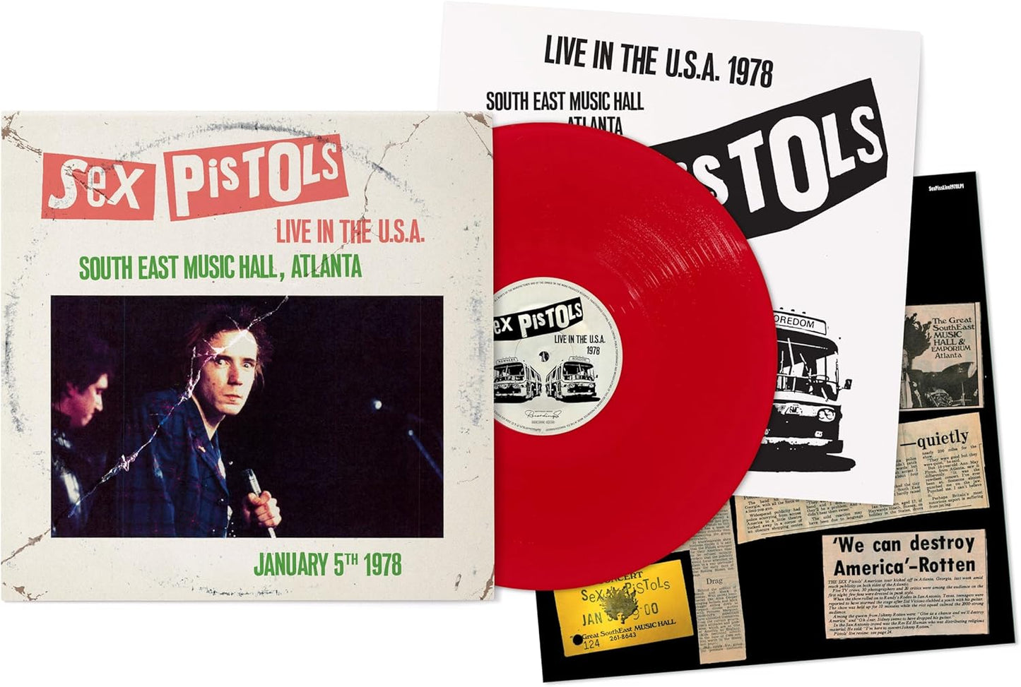 Sex Pistols, The/Live In The U.S.A. 1978, Atlanta (Red Vinyl) [LP]