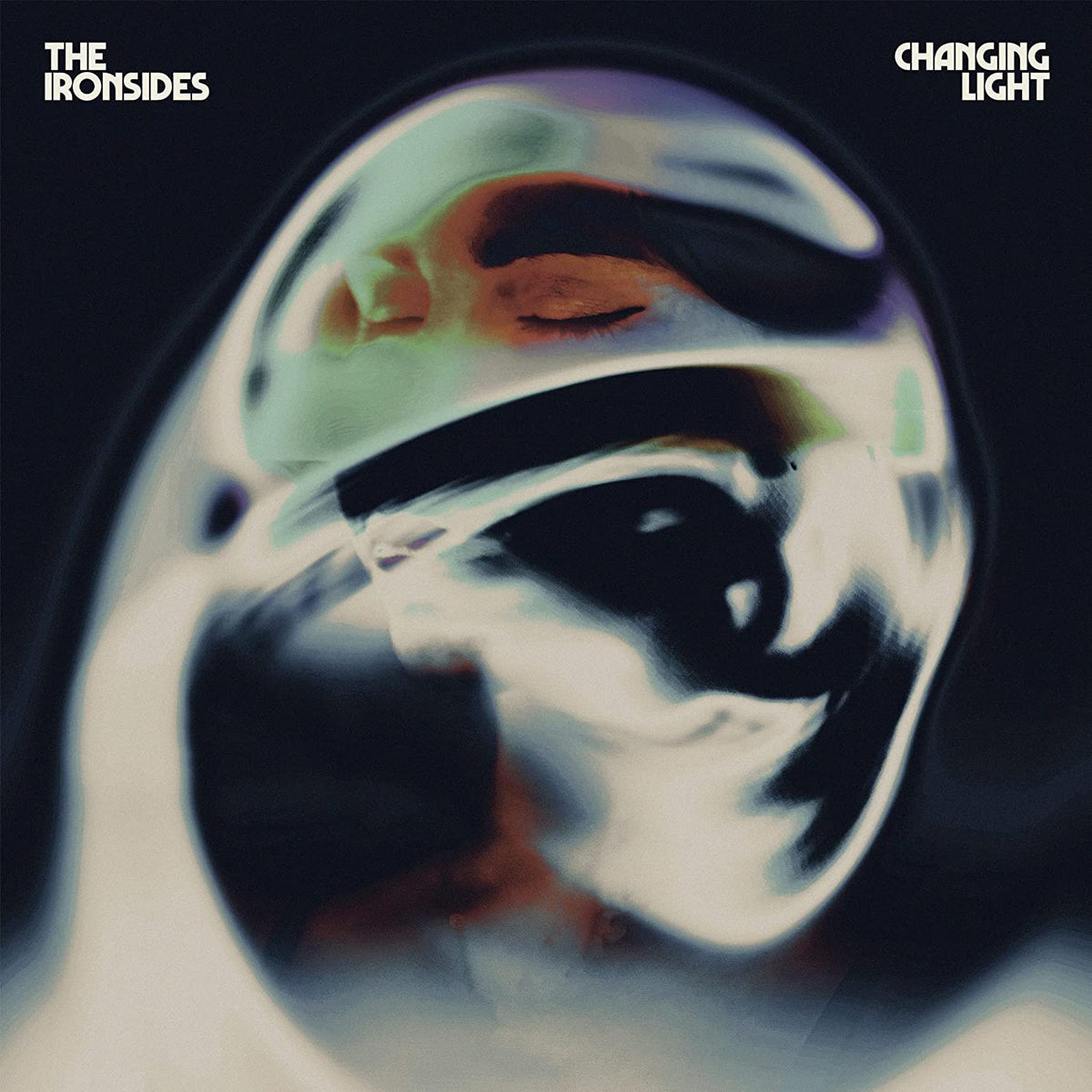 Ironsides/Changing Light (Transparent Blue With Black Swirl) [LP]