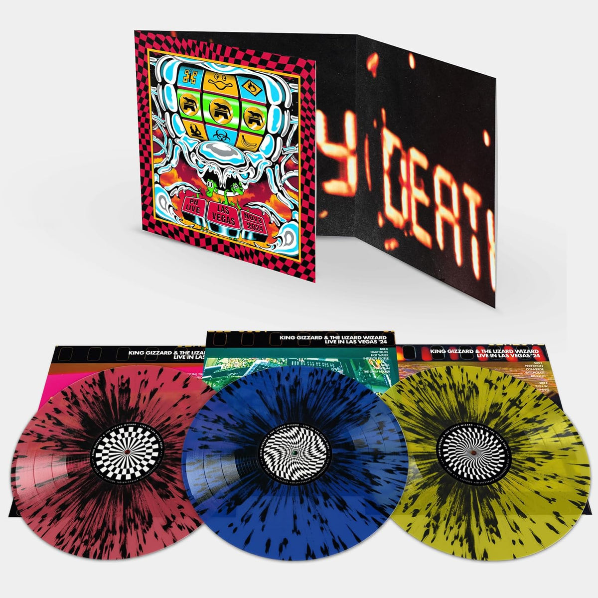 King Gizzard And The Lizard Wizard/Live In Las Vegas '24 (3LP Splatter Vinyl) [LP]