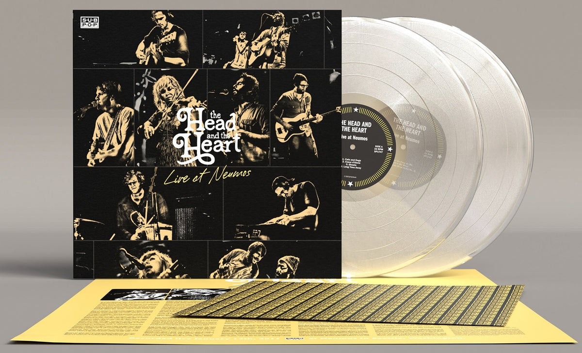 PRE-ORDER: The Head and the Heart "Live at Neumos" 2xLP (Clear Vinyl)
