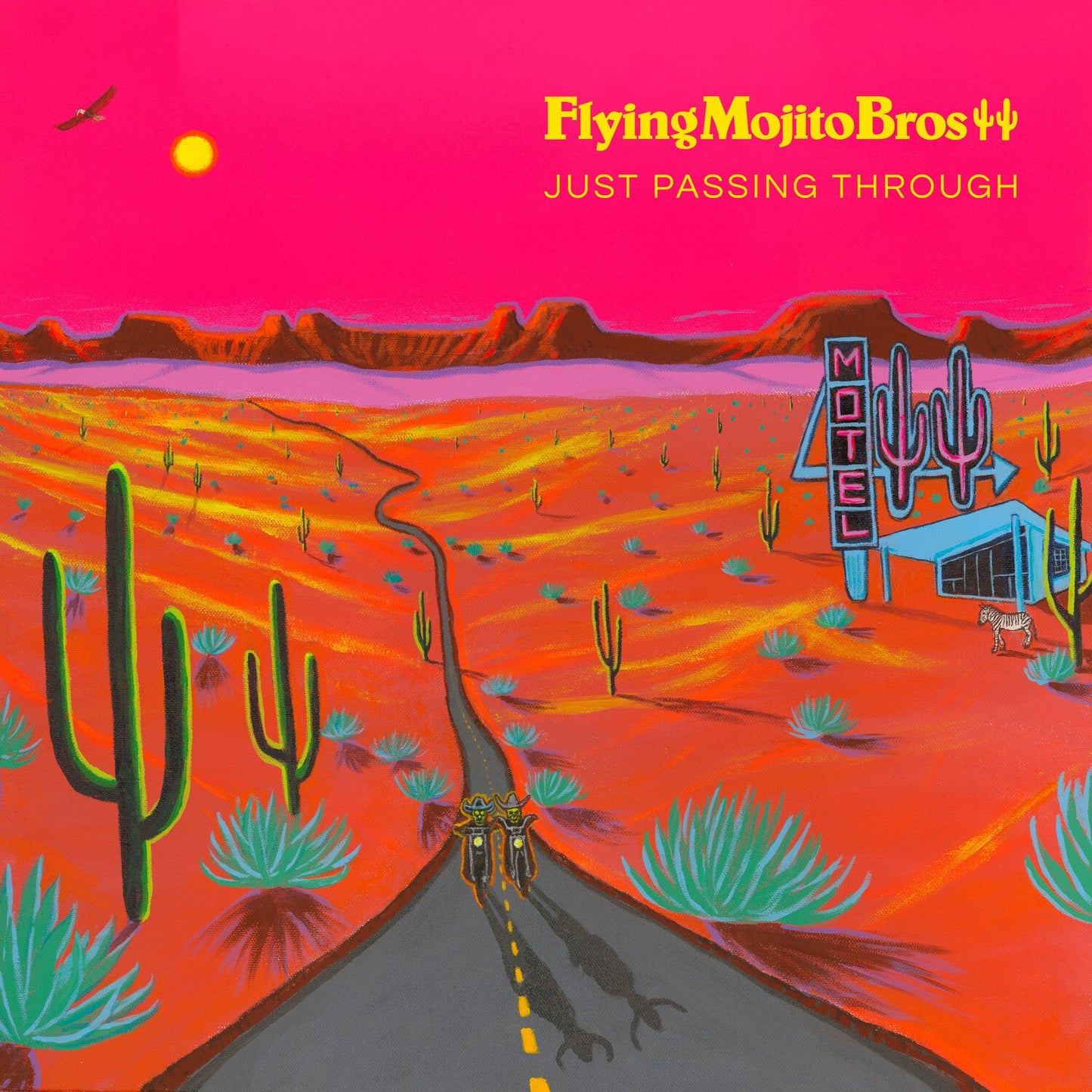 Flying Mojito Bros "Just Passing Through" LP (Orange & Pink Splatter Vinyl)
