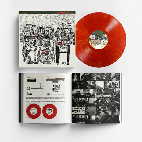 Quicksand "Manic Compression" LP + Book ("Eruption" Red Marble Vinyl)