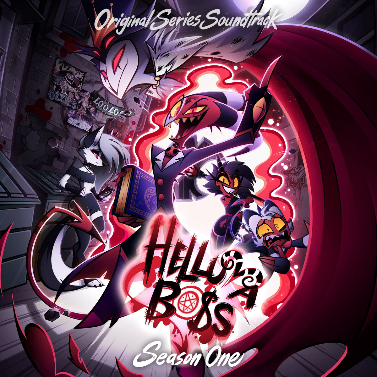 DAMAGED COVER: Helluva Boss "Helluva Boss: Season 1 (OST)" Cassette