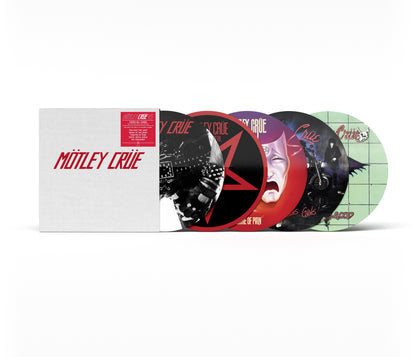 PRE-ORDER: Motley Crue "Crucial Crue (45th Anniversary)" 5xLP Box Set (Picture Disc Vinyl)