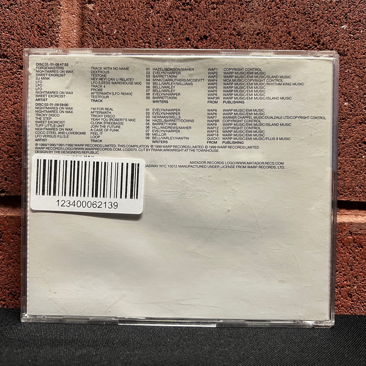 Used CD: Various Artists "Warp10+2 Classics 89-92" 2xCD