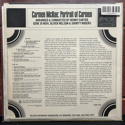 Used Vinyl: Carmen McRae "Portrait Of Carmen" LP (1968 Press)