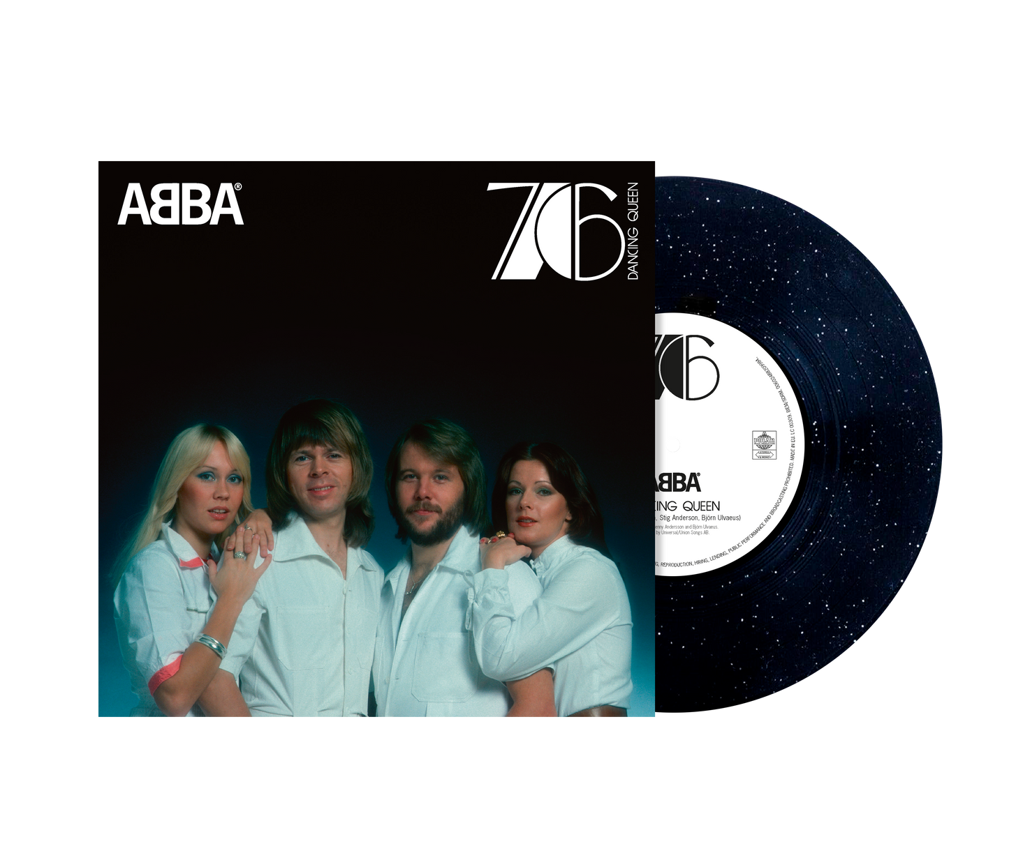 PRE-ORDER: ABBA "Dancing Queen (50th Anniversary)" 10" Single (Sparkling Vinyl)