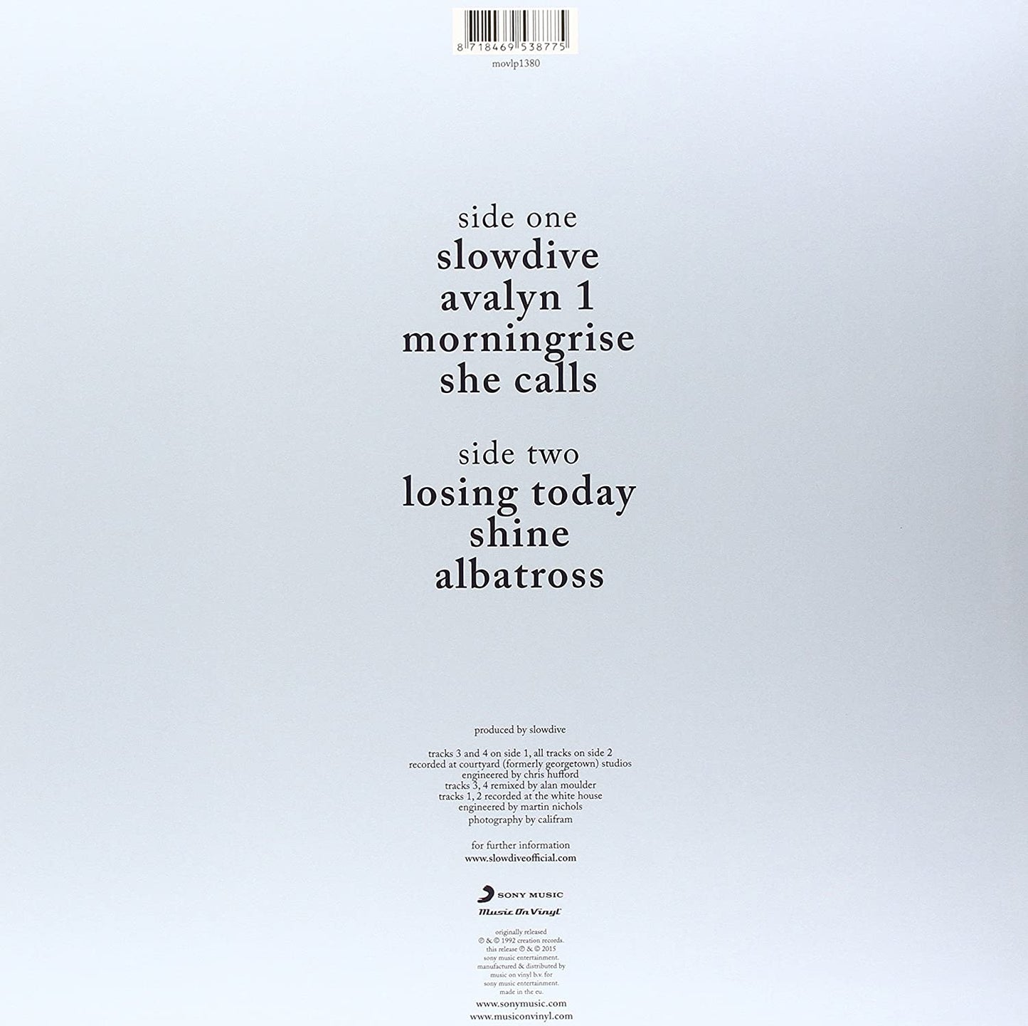 Slowdive/Blue Day (Audiophile Pressing) [LP]