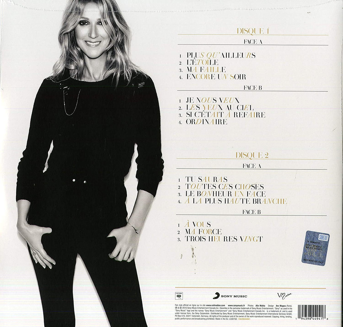 Dion, Celine/Encore Un Soir [LP]