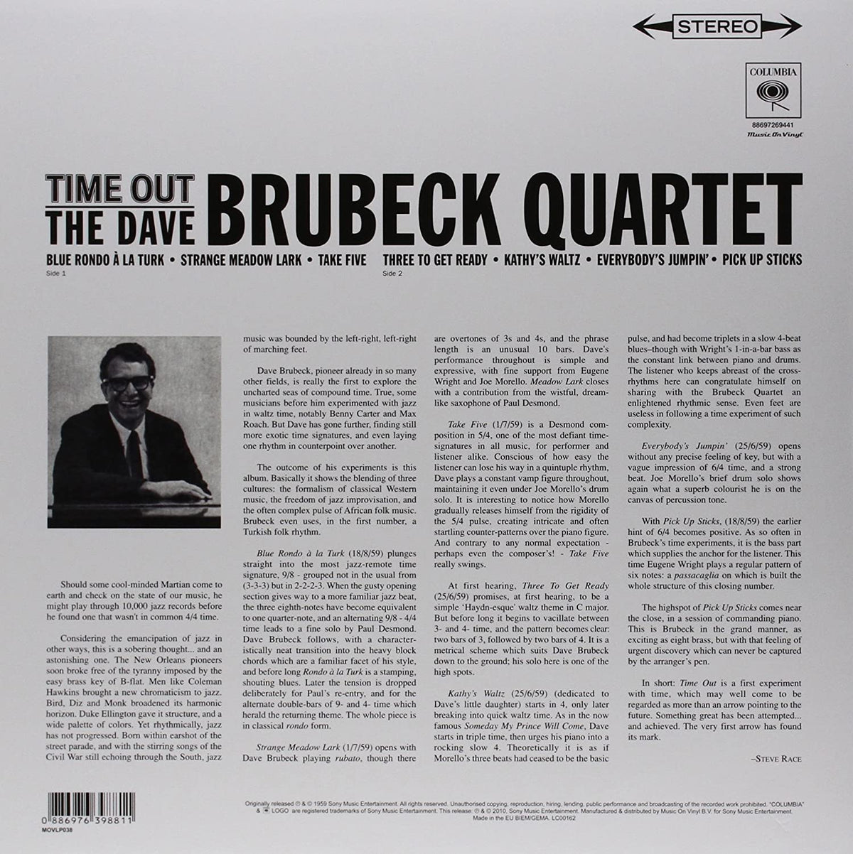 Dave Brubeck Quartet, The/Time Out [LP]