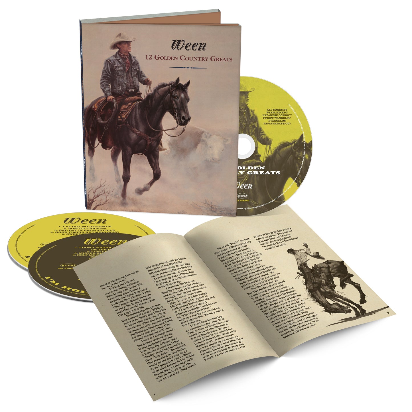 PRE-ORDER: Ween "12 Golden Country Greats (Deluxe Edition)" 3xCD