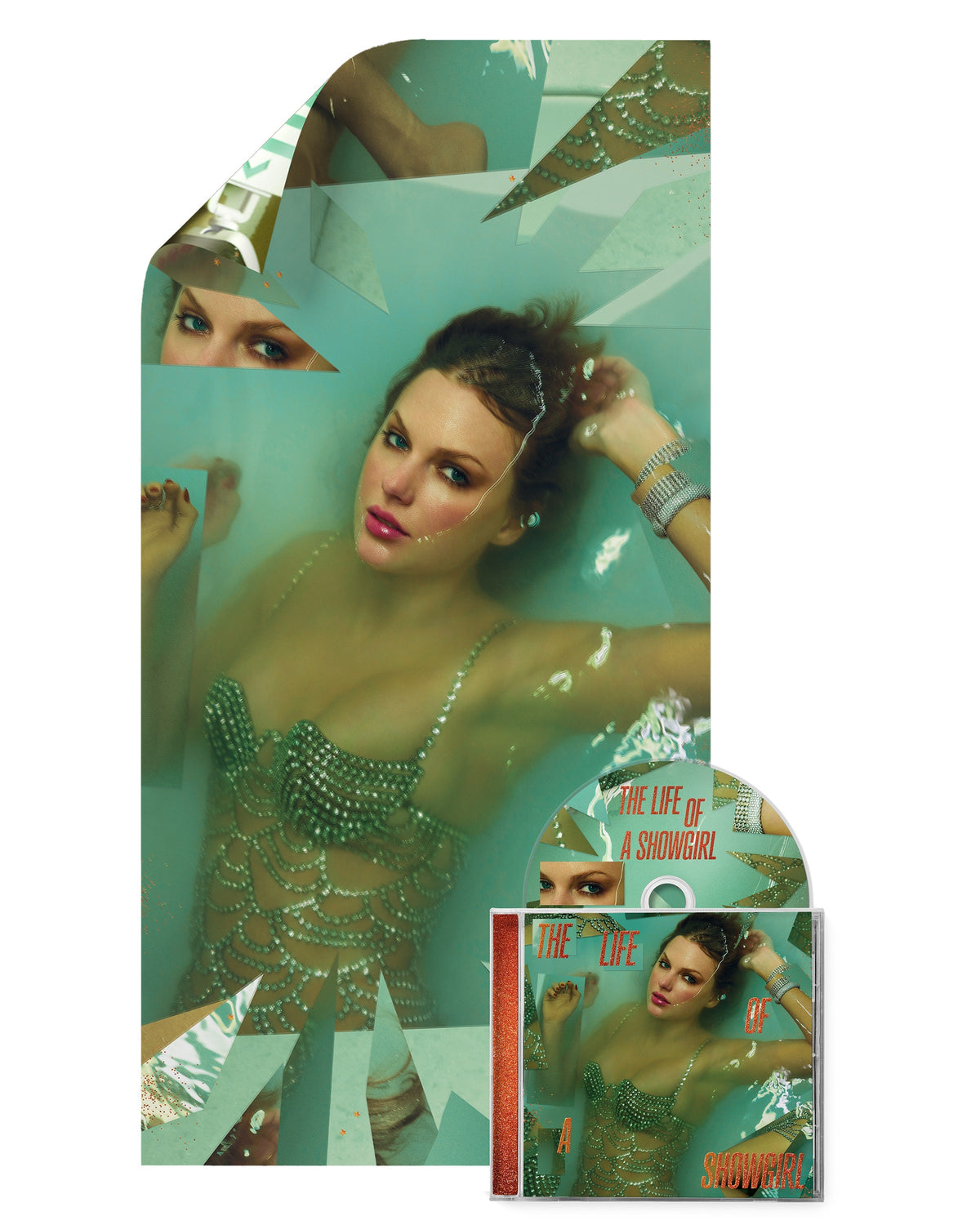 Taylor Swift "The Life of a Showgirl" CD ("Sweat & Vanilla Perfume" with Poster)