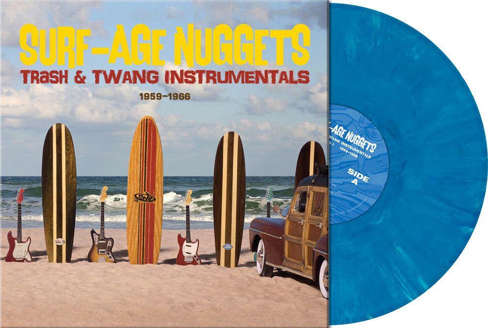 PRE-ORDER: V/A "Surf-Age Nuggets: Trash & Twang Instrumentals" LP (Indie Exclusive Laguna Blue Marble Vinyl)