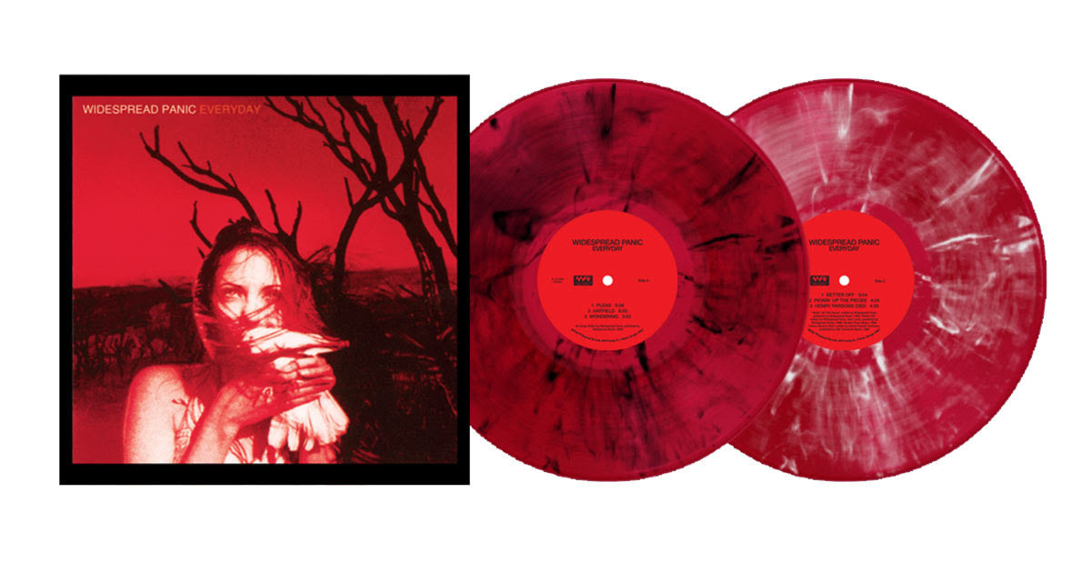 PRE-ORDER: Widespread Panic "Everyday" 2xLP (Maroon/Black Swirl & Maroon/White Swirl Vinyl)