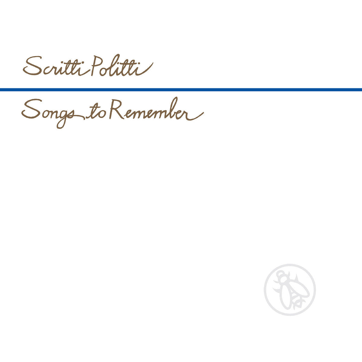 Scritti Politti "Songs to Remember" LP