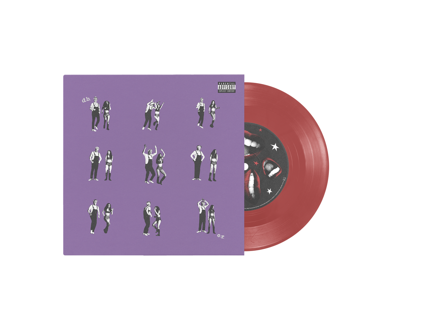 Olivia Rodrigo and David Byrne "drivers license / burning down the house" 7" (Translucent Red Vinyl)