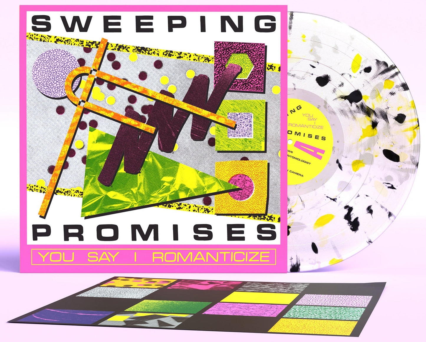 PRE-ORDER: Sweeping Promises "You Say I Romanticize" LP (Loser Edition Clear w/ Yellow & Black Vinyl)