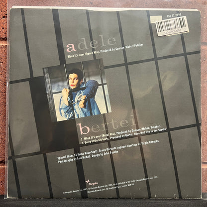 Used Vinyl: Adele Bertei ‎"When It's Over" LP (1985 UK Press)
