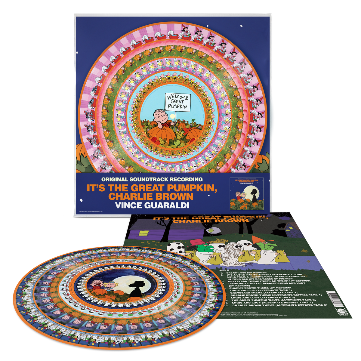 PRE-ORDER: Vince Guaraldi "It's The Great Pumpkin, Charlie Brown (OST)" LP (Zoetrope Disc)